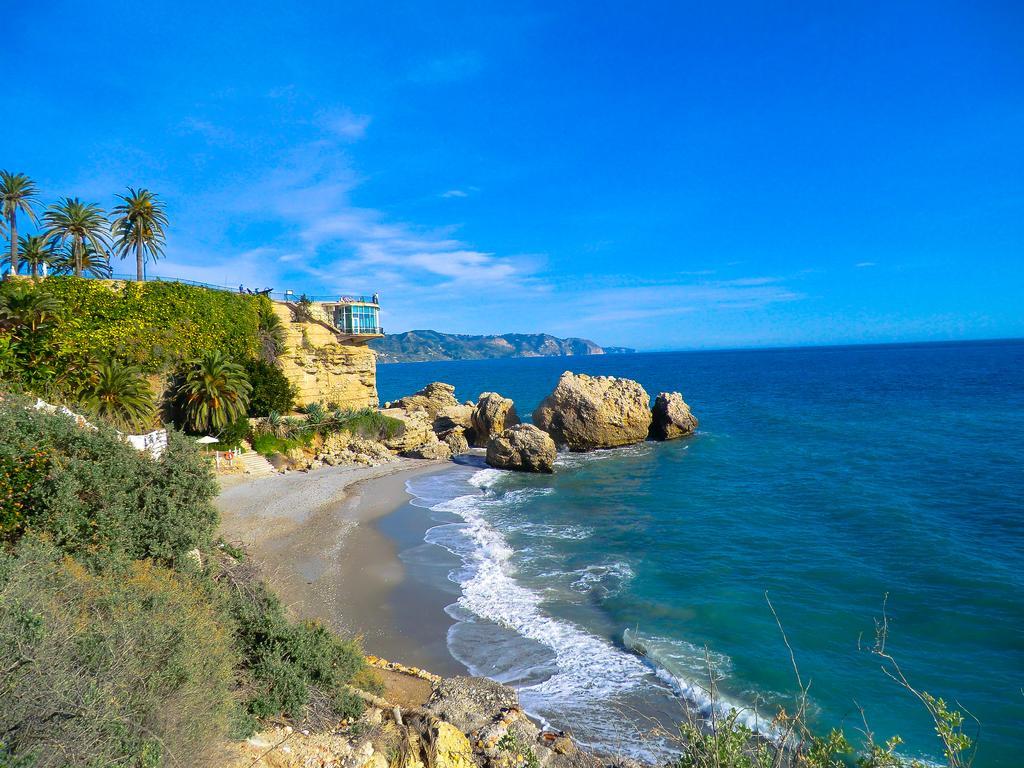 شقة Carabeo Vista Mar نيرخا المظهر الخارجي الصورة